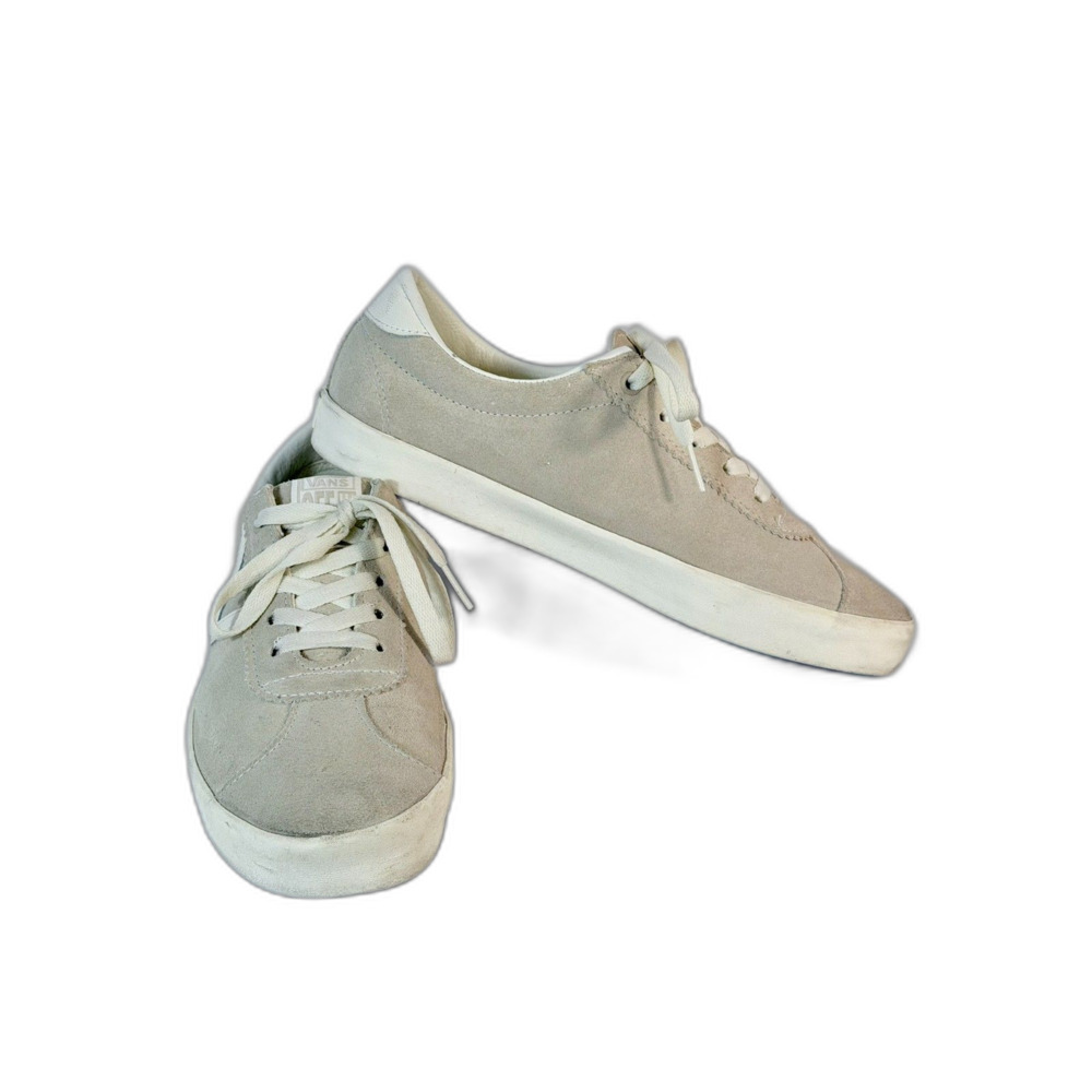 Vans Sport Low Suede Sneakers French Oak Marshmallow Sz 9 Men 10.5 Women